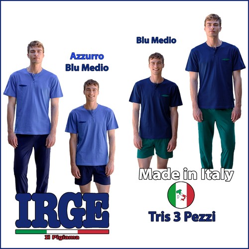 Irge pigiama uomo tris cotone - tris,,