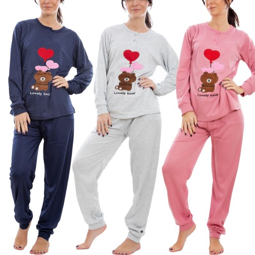 Pigiama donna intimo felpato