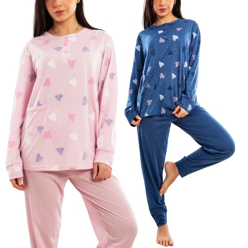 Pigiama donna lungo set - pigiama,