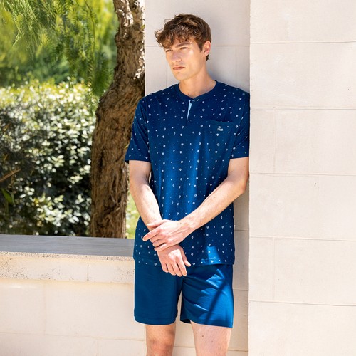 Pigiama uomo maglia fantasia - pigiama, a