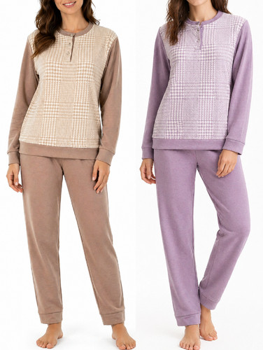 Pigiama donna caldo maglia - caldo,